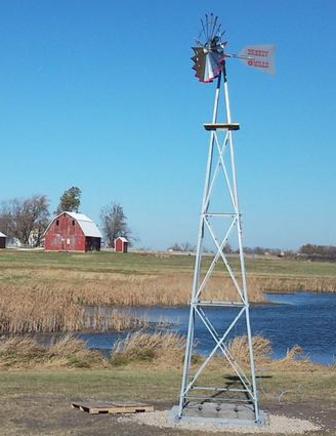 pond
                        aeration windmill